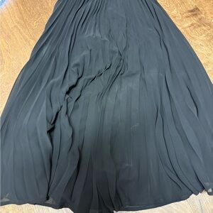 Hollister Black Pleated Circle Skirt